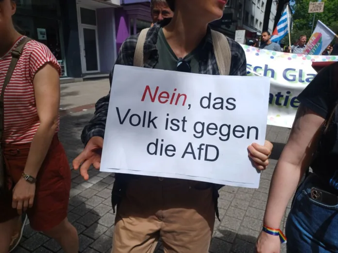 Протест против AfD